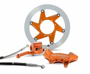 BERINGER Top Race Brake System 17'' Wheel Aerotec® Radial Caliper 4 Pistons Orange KTM