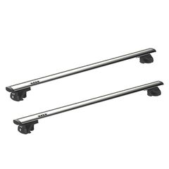 Μπάρες οροφής HAKR Wing Profile ασημί για Mitsubishi Outlander II / Pajero (Open Rails)