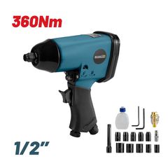 BAT6100 Αερόκλειδο 1/2" 360Nm - ΑΕΡΟΚΛΕΙΔΑ - BORMANN LITE (#055747)