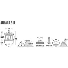 Tent High Peak Almada 4 11571-thumb-2