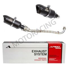 ΕΞΑΤΜΙΣΗ SYM VF 125 ie Euro 5 ΜΑΥΡΗ APIDO