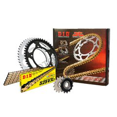 ΣΕΤ ΚΙΝΗΣΗΣ ΓΡΑΝΑΖΙΑ - ΑΛΥΣΙΔΑ BMW F800 GS 08'-12' (10.5mm ΤΡΥΠΕΣ ΠΙΣΩ ΓΡΑΝΑΖΙΟΥ) DID-JT ΧΡΥΣΗ ΑΛΥΣΙΔΑ X 'ring (VX3 G) (16-42-525)