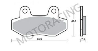 ΤΑΚΑΚΙΑ ΜΠΡΟΣΤΑKYMCO JETIX 125 07'-13' / NEXXON 125 07'-09' / PEUGEOT SPEEDFIGHT 3 50 09'-11' SBS 200CT - CARBONTECH