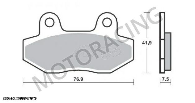 ΤΑΚΑΚΙΑ ΜΠΡΟΣΤΑKYMCO JETIX 125 07'-13' / NEXXON 125 07'-09' / PEUGEOT SPEEDFIGHT 3 50 09'-11' SBS 200CT - CARBONTECH