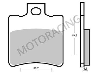 ΤΑΚΑΚΙΑ ΜΠΡΟΣΤΑ APRILIA SCARABEO 50 96'-08' / PIAGGIO NRG MC3 DD 50 01'-04' / YAMAHA NEOS 50 09'-12' SBS 123HM - ( ΚΕΡΑΜΙΚΟ )