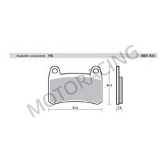 ΤΑΚΑΚΙΑ ΜΠΡΟΣΤΑ BENELLI BN 251 / BN 302 / TRK 251 SBS 933HS