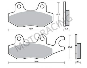 ΤΑΚΑΚΙΑ ΜΠΡΟΣΤΑ KYMCO AGILITY 125 06'-12' / DINK 125 06'-11' / MOVIE 125 01'-07' BRAKING BRK 725