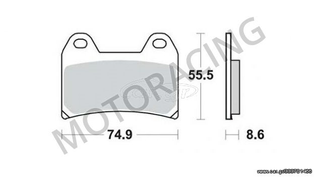 ΤΑΚΑΚΙΑ ΜΠΡΟΣΤΑ YAMAHA XT 660X 04'-15' / DUCATI HYPERMOTARD 1100 07'-11' / APRILIA DORSODURO 1200 11'-14' BRAKING BRK 784