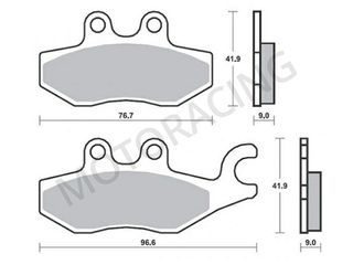 ΤΑΚΑΚΙΑ ΜΠΡΟΣΤΑ PIAGGIO X9 250 04'-07' /  X10 350 12'-15' / X-EVO 400 07'-13' SBS 187HF - ( ΚΕΡΑΜΙΚΟ )