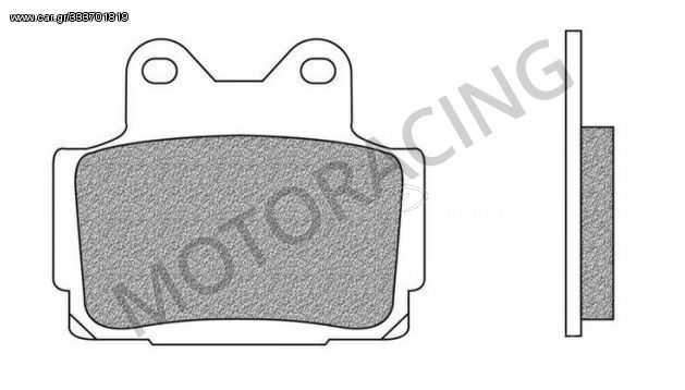 ΤΑΚΑΚΙΑ ΠΙΣΩ YAMAHA FAZER 600 98'-03' / XJ 600 DIVERSION 98'-03' BRAKING BRK-679