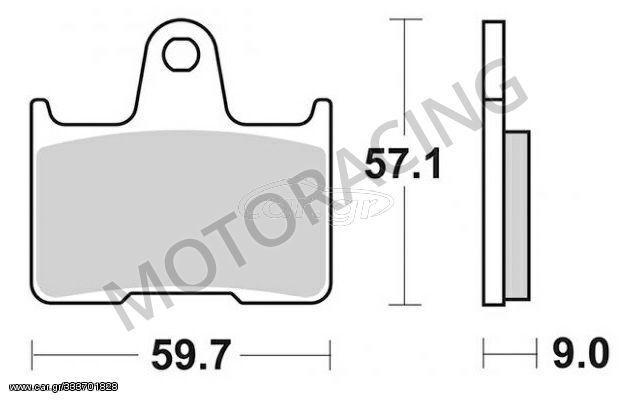 ΤΑΚΑΚΙΑ ΠΙΣΩ SUZUKI GSF 650 BANDIT 05'-06' / GSXR 1000 01'-03' / GSXR 600 04'-05' BRAKING BRK 875