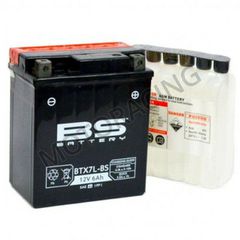 ΜΠΑΤΑΡΙΑ HONDA CB 600F HORNET 98'-06' / KAWASAKI KLX 250S 06'-15' / YAMAHA YBR 250 07'-11' BS-BATTERY 12V 6Ah BTX7L-BS ΜΕ ΥΓΡΑ