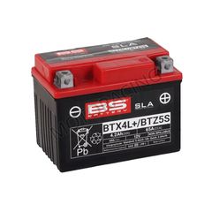 ΜΠΑΤΑΡΙΑ KTM EXC 200 / SMR 450 / YAMAHA CRYPTON-X 135 / GILERA RUNNER 50 BS-BATTERY 12V 4.2Ah BS-BTX4L+ SLA GEL