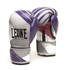 Γάντια μποξ Leone Fighter Life Boxing Gloves GN307 - Purple