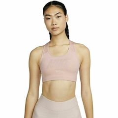 Nike Dri-Fit Swoosh Metallic Γυναικείο Αθλητικό Μπουστάκι