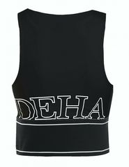 Deha Halter Top Elastic B64401-10009 Μαύρο