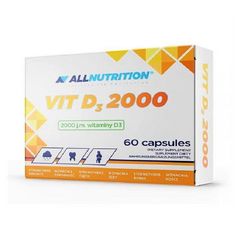 Vitamin D3 2000 60 Caps All Nutrition