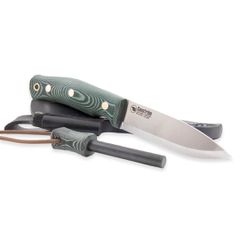 Casstrom No.10 Swedish Forest Knive Micarta Stainless Steel w Firesteel