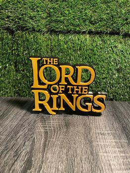  3D printed Lord of the Rings διακοσμητικό logo