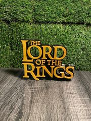  3D printed Lord of the Rings διακοσμητικό logo
