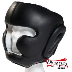 Head Guard Olympus - Leather Chin & Cheek Protection