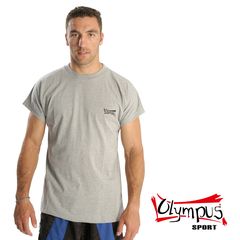 T-shirt Olympus Grey Short Sleeves 100%Cotton