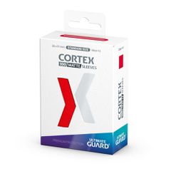 Ultimate Guard Cortex Sleeves Standard Size Matte Red (100)-thumb-1