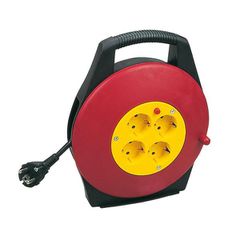 Eurolamp 147-47043 Μπαλαντέζα Με Προστασία Υπερθέρμανσης & Προστασία Επαφών 4 Θέσεων 15m Διατομής 3x1.5mm²