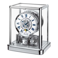EΠΙΤΡΑΠΕΖΙΟ ΡΟΛΟΙ JAEGER LECOULTRE ATMOS ( Q 5112202 ) PHASES DE LUNE WHITE DIAL DESK CLOCK