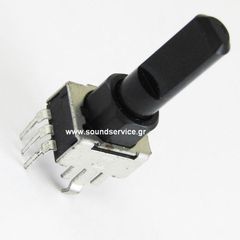 09mm MONO 10KB ΠΟΤΕΝΣΙΟΜΕΤΡΟ ΠΕΡΙΣΤΡΟΦΙΚΟ ΠΛΑΚΕΤΑΣ ΑΞΟΝΑΣ FLAT 16mm
