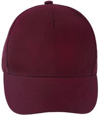 SOL'S LONG BEACH 00594 βαμβάκι 260GR Πεντάφυλλο καπέλο τζόκεϊ BURGUNDY-146