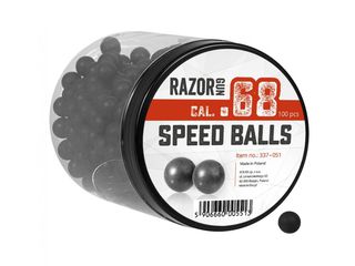 Βλήματα RazorGun Speed Balls Με Μεταλλικά Ρινίσματα Cal.68 (100 τμχ) 337-051 