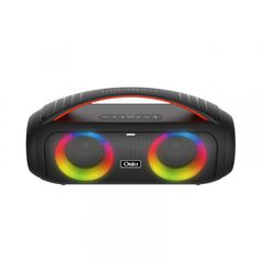 Osio OBT-8010 Φορητό αδιάβροχο ηχείο Bluetooth με USB, LED, AUX, TF, TWS και ενσ. μικρόφωνο – 50 W | Pancarshop