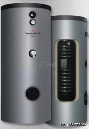 Thermostahl TRP2 200lt Δοχείο Αδράνειας με 2 Σερπαντίνες