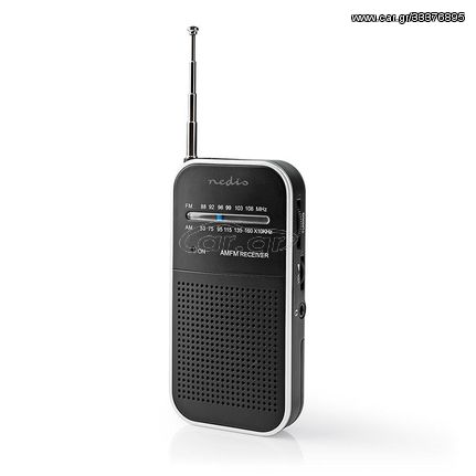 NEDIS RDFM1110SI FM / AM Radio 1.5 W Pocket Size Silver / Black 233-1848