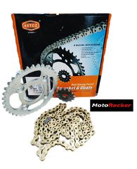 Γρανάζια αλυσίδα CRYPTON-R 115 '04 χρυσή αλυσίδα