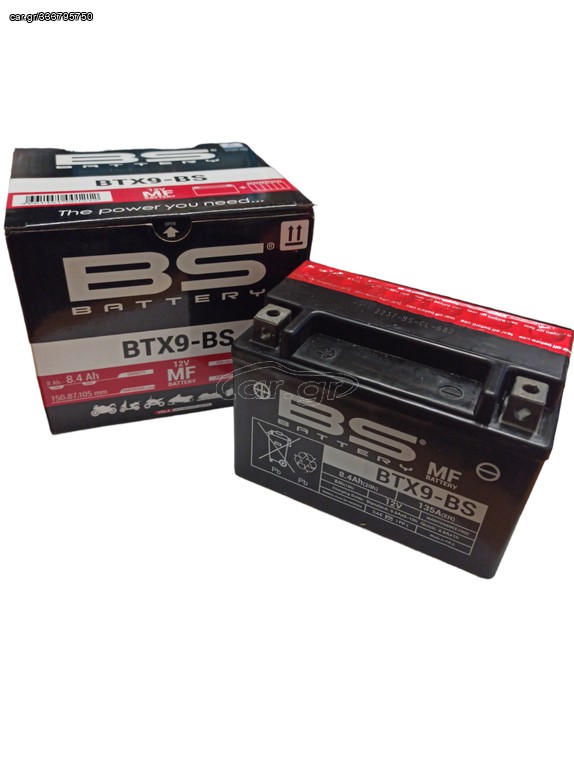 ΜΠΑΤΑΡΙΑ YTX9-BS [BTX9-BS] BS BATTERY 