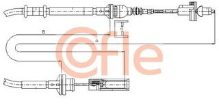 COFLE Ντίζα, μηχανισμός συμπλέκτη FIAT Brava Hatchback (182) - Bravo I Hatchback (182)