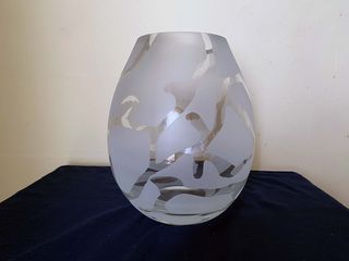 Βάζο κρυστάλλινο Krosno 30εκ. + δώρο το τασάκι