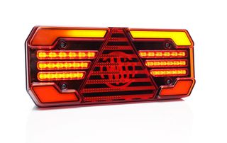 Σετ Πίσω Φανάρια με Δυναμικό Φλάς LED  Neon WAS - 1224V - 302mm X 131mm X 58mm