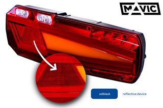 Σετ Πίσω Φανάρια Πολυλειτουργικά  LED  Neon HORPOL MAVIC  1224V IP68