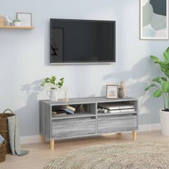 Έπιπλο Τηλεόρασης Γκρι Sonoma 100x34,5x44,5 εκ. Επεξεργ. Ξύλο 831899