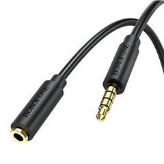 Borofone Cable 3.5mm male - 3.5mm female Black 1m (BL12)