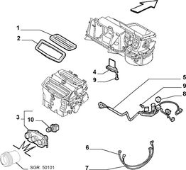 Alfa Romeo 156 Αντίσταση Kαλοριφέρ Καινούργια Γνήσια- 60779299-thumb-3