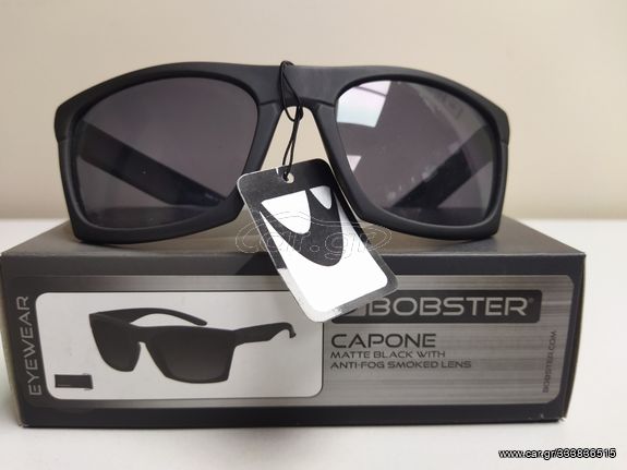 ΓΥΑΛΙΑ ΗΛΙΟΥ BOBSTER SUNGLASS CAPONE MATTE BLACK SMOKED LENS