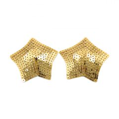 Gold Sparkling Star Nipple Covers-thumb-3
