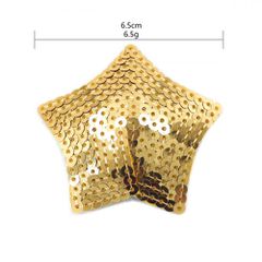 Gold Sparkling Star Nipple Covers-thumb-1