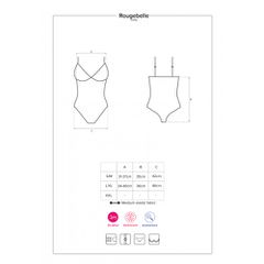 Obsessive Rougebelle Crotchless Teddy Red-thumb-1