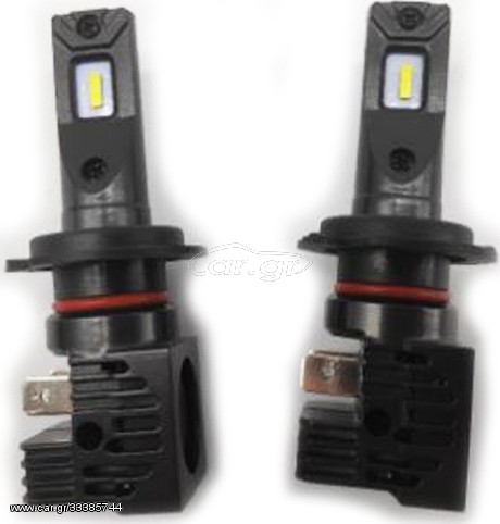 Led λάμπες Η7 9-30V σε μέγεθος απλής 8000lumen 60w