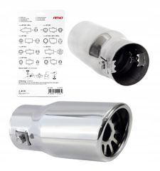 AMiO Μπούκα Εξάτμισης 30-45mm Universal-thumb-2